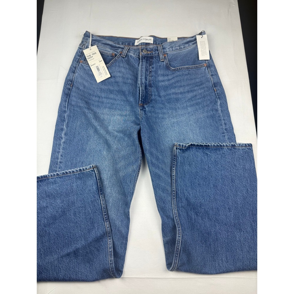 Denim Forum The 90s Iggy Jeans 30W Blue Lo-Rise Baggy Denim NWT 106421